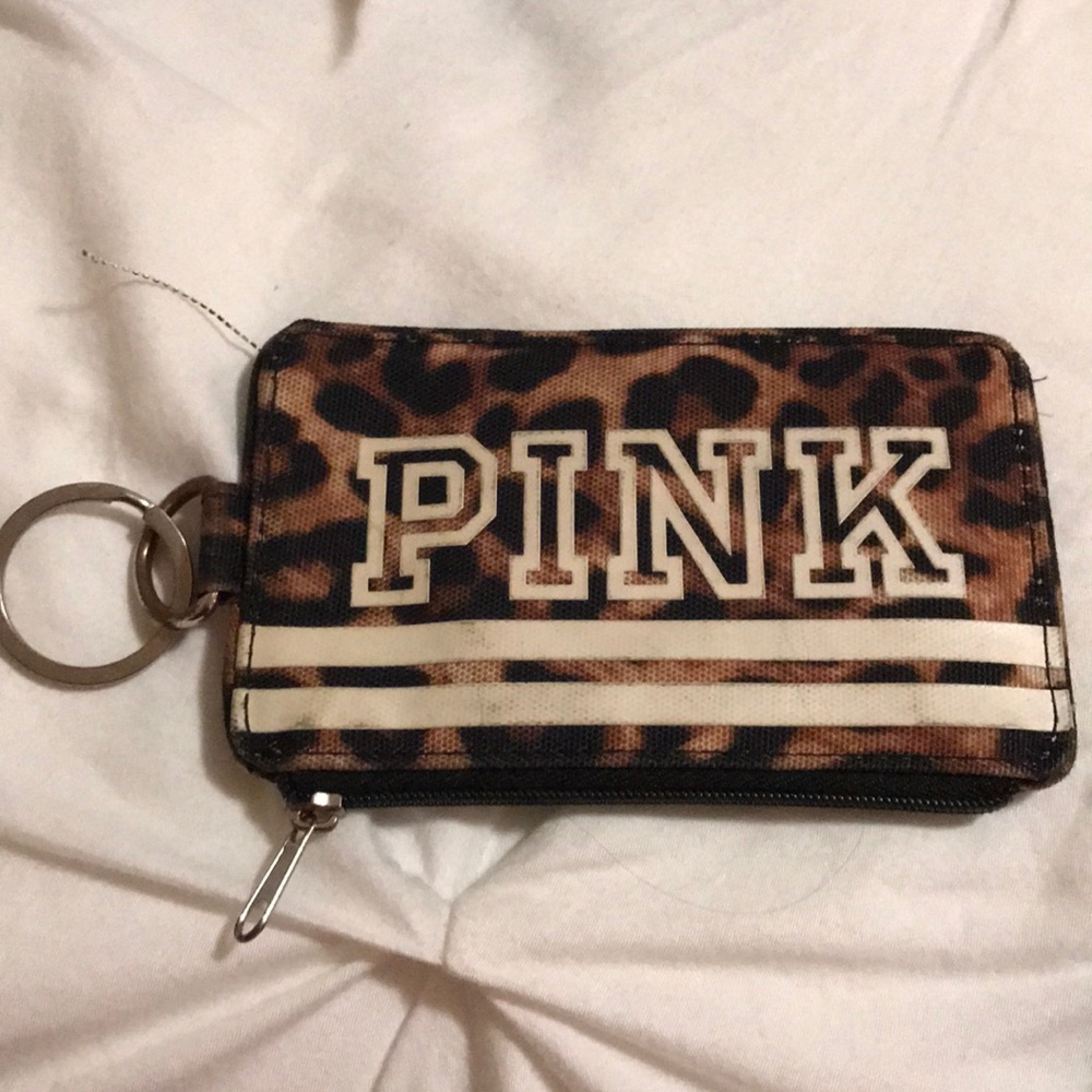 Victoria Secret PINK mini wallet with ID holder.